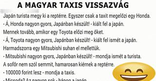 mert a magyar taxissal nem lehet szórakozni ….